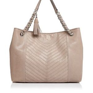 Tory Burch Distressed Leather Fleming bag